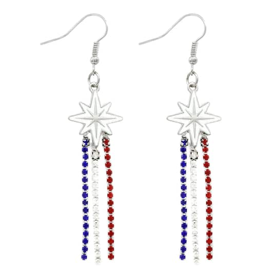 Patriotic Tassel Earrings by Celebrate It&#x2122;